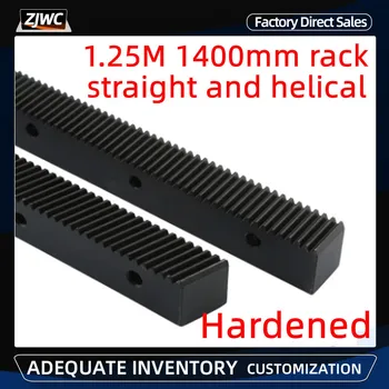 1 buc 1.25 Mod corect helical rack sau direct rack 1400mm intarit Angrenaj cu Cremalieră și 1,25 M de Oțel din Metal Pinionului Set Pentru CNC