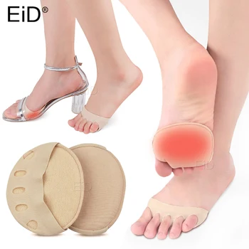 EiD Cinci Degete picior din Față Tampoane pentru Femei Tocuri inalte Jumătate Tălpi Calusuri, Bataturi, Dureri de Picioare de Îngrijire Absoarbe Șocul Șosete Tep Pad Insertii