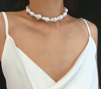Baroc pearl colier moda pentru femei personalizate Colier Coreea de Sud 2019 nou de sex feminin decolteu