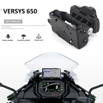 Motocicleta Kawasaki Versys650 de Navigare Telefon Consolă Suport de Telefon Incarcator USB Ø 13/16 mm VERSYS650 Versys 650 2022 2023