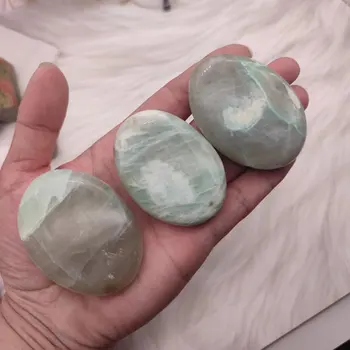 5-7cm piatră prețioasă naturale cristale verde piatra de palmier pietrele pentru vindecare reiki