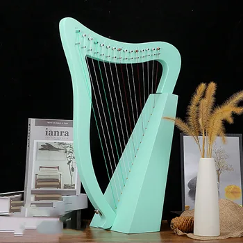 Chineză 19 Șir Profesionale Harpa, Lira Speciale Din Lemn Copii Harpă Tradiționale În Miniatură Intrumentos Mucicales Instrument Muzical