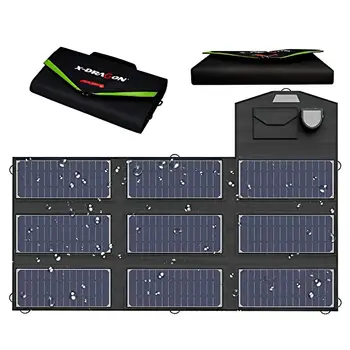 X-DRAGON Pliabil Solar Panou Solar Mobil Încărcător 5V 12V-18V 70W USB DC în aer liber Camping Stație de Putere