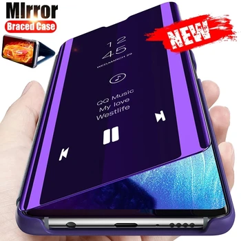 Pentru Samsung Galaxy A53 Caz Smart Mirror Magnetic Flip Coque Sumsung A73 A33 5G A23 A13 4G 2022 Sta Proteja Telefonul Coperta de Carte