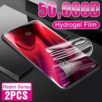 2 buc Hidrogel Film Pentru Xiaomi Redmi Nota 9 9 10 Pro 7 8 K20 K30 8T Ecran Protector Pentru Redmi 8 8A 9 9 7 7 (Nu de Sticla)