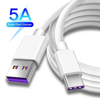 5A Tip C Cablu Original, Super-Rapid de Încărcare USB-C Cablu Pentru Samsung xiaomi redmi nota 10 huawei p30 pro oneplus c cablu usb