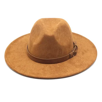 2021 Tibetan pălărie de top Vest Pălărie de Cowboy Parasolar Pălărie bărbați și femei piele de Căprioară palarie Cavaler palarie jazz pălărie