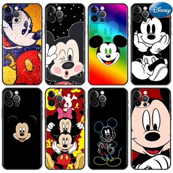 Desene animate Mickey Mouse Pentru iPhone 13 Pro Max 12 Mini 11 Caz de Telefon Moale Acoperă Pentru Apple XR SE 2020 X XS 7 8 Plus 5 5S 6 6S Shell
