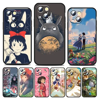 Hot Fată Anime Mary Pentru Apple iPhone 13 12 11 Pro Max Mini XS Max X XR 6 7 8 Plus 5S SE2020 Moale TPU Negru Telefonul Caz Acoperire Capa