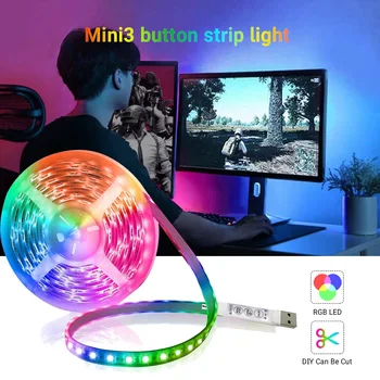 0,5 M-5M Banda LED Lumina RGB 5050 Decor Fundal pentru Televizoare și Computere Șir Luminos Pentru Dormitor