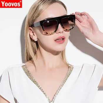 Yoovos 2021 ochelari de Soare Retro Femei Pătrat Supradimensionate Designer de Brand UV400 Gradient de Ochelari de Soare Vintage Lunette De Soleil Femme