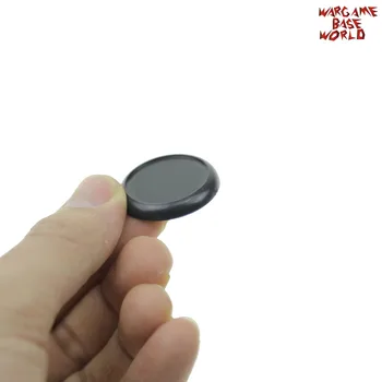 30mm Plastic cu buze baze de jocuri de masă model de baze de 30mm cu buze rotunde baze