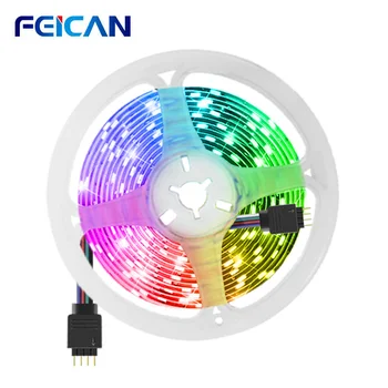 Benzi cu LED-uri de Lumină 5M 5050SMD RGB Benzi 4pin poate tăia Banda LED lumina de Fundal pentru Camera de zi TV Iluminare