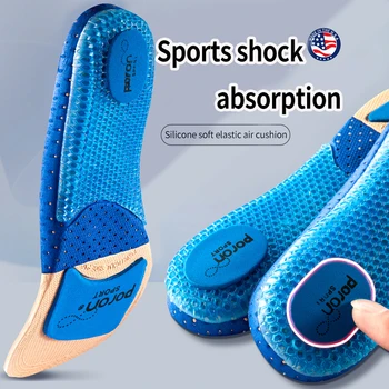 Sport Insoles Suport Arc Respirabil Design Tehnologie De Absorbtie A Socurilor Pantofi Pad De Funcționare În Aer Liber Rzoom Pernă De Aer Branț