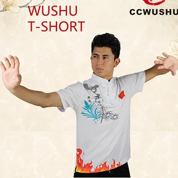 ccwushu T-shirt wushu haine uniformă wushu T-shirt de kung-fu chinez haine wushu taichi taiji haine de uniformă