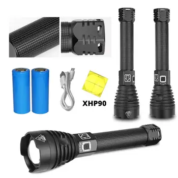 Cel mai Puternic XHP90 Lanterna Led cu Zoom Lanterna Tactice Xhp70 XHP50 18650 Sau 26650 Usb Baterie Reîncărcabilă Handlight P90 P70 P50
