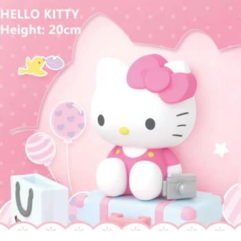 Hello Kitty Sanrio Jucării de Pluș Drăguț Kt de Cat Păpuși Moi Umplute Papusa Hello Kitty Jucării de Pluș Drăguț Cadou de Ziua Îndrăgostiților pentru Fete