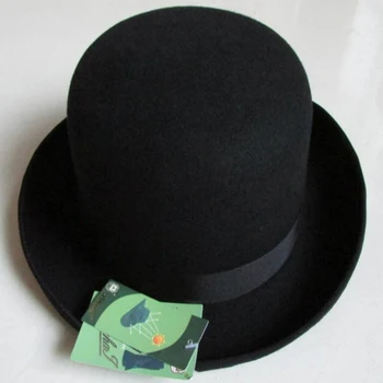 LIHUA Brand Petrecere de Moda Pălărie Melon 100% lână pălărie trilby pălării pentru bărbați derby simțit billycock pălării pentru bărbați dom chapeu casquette