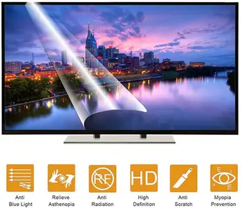 Pentru Samsung UA43J5100AR 43 inch LED Full HD TV Filtru de Confidențialitate Anti-Albastru de Film Protector de Ecran Anti-privire de Protecție a Ochilor Film