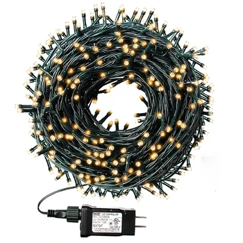 10M 20M 30M 50M 100M 24V Tensiune în condiții de Siguranță Verde Cablu de Craciun cu LED-uri Șir de Lumini de Crăciun Copaci Partid Evenimente de Nunta Decor